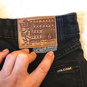 Volcom black denim Solver Modern Straight 29